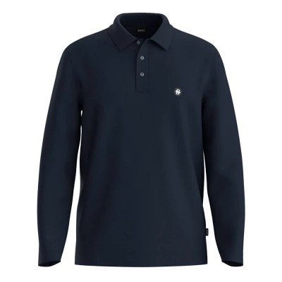 мъжки,блузи,с,яка,boss,paley,10263030,long,sleeve,polo,dark,blue