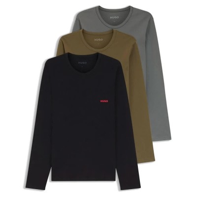 мъжко,бельо,hugo,10217251,01,long,sleeve,base,layer,3,units,multicolor,(open,miscellaneous)