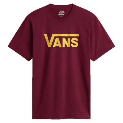 тениска,мъжки,тениски,vans,classic,short,sleeve,t,shirt,red,(burgundy,spicy,mustard)