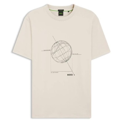 тениска,мъжки,тениски,boss,league,grx,10256064,01,t,shirt,open,white,(beige)