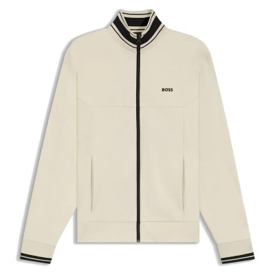 блуза,мъжки,пуловери,boss,zone,10272320,01,sweatshirt,open,white