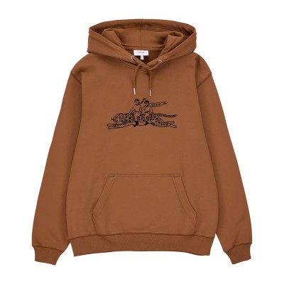 суичър,мъжки,пуловери,makia,big,cat,hoodie,sepia,(brown)