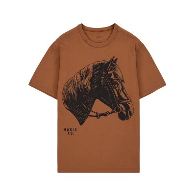 тениска,мъжки,тениски,makia,finnhorse,short,sleeve,t,shirt,sepia,(brown)