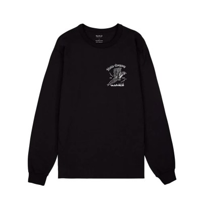 тениска,мъжки,тениски,makia,hunted,long,sleeve,t,shirt,black