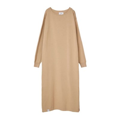 рокля,дамски,поли,и,рокли,makia,jane,knitted,long,sleeve,long,dress,sand,(beige)