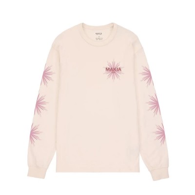 тениска,мъжки,тениски,дамски,тениски,makia,polaris,long,sleeve,t,shirt,beige,(natural,white)