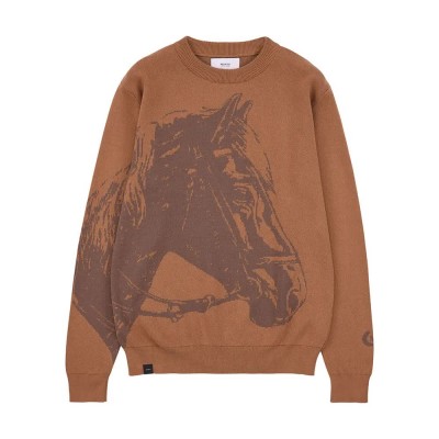 блуза,мъжки,пуловери,makia,universal,knit,sweater,mocha,(brown)