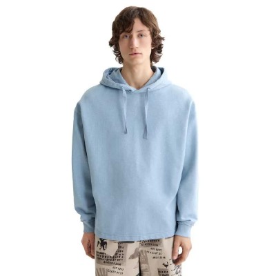 суичър,мъжки,пуловери,scotch,&,soda,3,crosses,garment,dyed,hoodie,blue