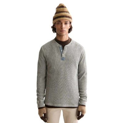 тениска,мъжки,тениски,scotch,&,soda,denim,washed,henley,chambray,long,sleeve,t,shirt,grey