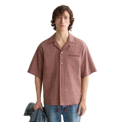 риза,с,къс,ръкав,мъжки,ризи,scotch,&,soda,micro,geo,print,short,sleeve,shirt,pink