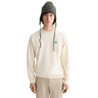 блуза,мъжки,пуловери,scotch,&,soda,regular,fit,logo,sweatshirt,eggnog,(beige)