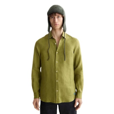 риза,с,дълъг,ръкав,мъжки,ризи,scotch,&,soda,regular,fit,linen,long,sleeve,shirt,calla,green,(green)