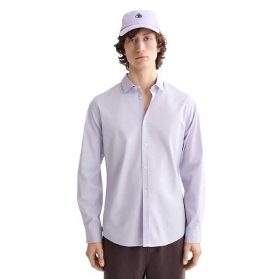 риза,с,дълъг,ръкав,мъжки,ризи,scotch,&,soda,solid,slim,fit,poplin,long,sleeve,shirt,languid,lavender,(purple)