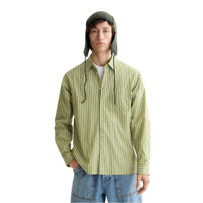 риза,с,дълъг,ръкав,мъжки,ризи,scotch,&,soda,striped,relaxed,fit,poplin,long,sleeve,shirt,green