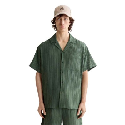 риза,с,къс,ръкав,мъжки,ризи,scotch,&,soda,tonal,striped,short,sleeve,shirt,green,(thyme)