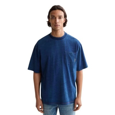 тениска,мъжки,тениски,scotch,&,soda,washed,1,pocket,indigo,short,sleeve,t,shirt,washed,indigo,(blue)