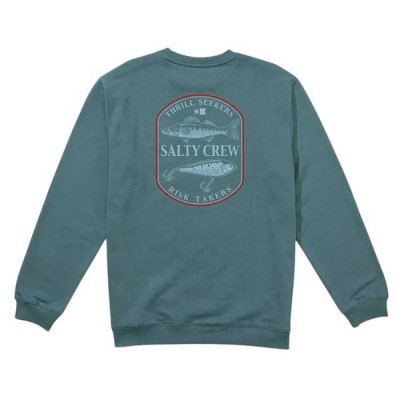 поларена,блуза,мъжки,пуловери,salty,crew,baited,crew,fleece,sweatshirt,hydro,(blue)