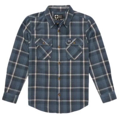 риза,с,дълъг,ръкав,детски,ризи,salty,crew,daybreak,flannel,long,sleeve,shirt,channel,blue,(blue)