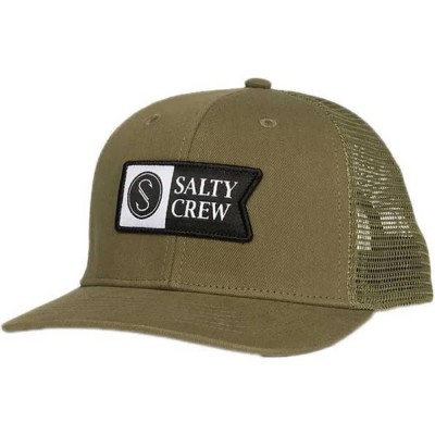 шапка,всички,шапки,salty,crew,pinnacle,retro,trucker,cap,green,(oil,green)