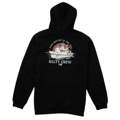 суичър,мъжки,пуловери,salty,crew,reel,fly,vintage,hood,fleece,hoodie,vintage,black,(black)