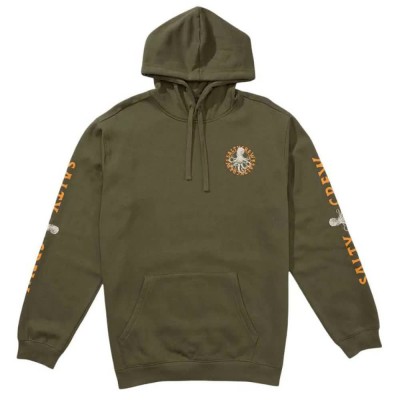 суичър,мъжки,пуловери,salty,crew,tentacles,fleece,hoodie,dusty,olive,(green)
