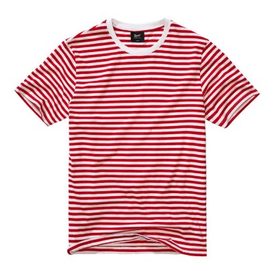 тениска,мъжки,тениски,brandit,jersey,stripe,short,sleeve,t,shirt,red,white,(red)