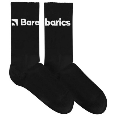 чорапи,мъжки,чорапи,barebarics,big,logo,barefoot,crew,socks,black