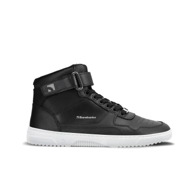 високи,кецове,дамски,маратонки,barebarics,zing,high,top,barefoot,trainers,black,white,(black)