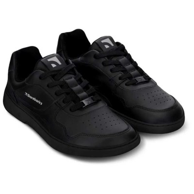 маратонки,мъжки,маратонки,barebarics,zing,leather,barefoot,trainers,all,black,(black)