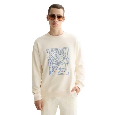 блуза,мъжки,пуловери,scotch,&,soda,chest,logo,sweatshirt,beige,(beige)