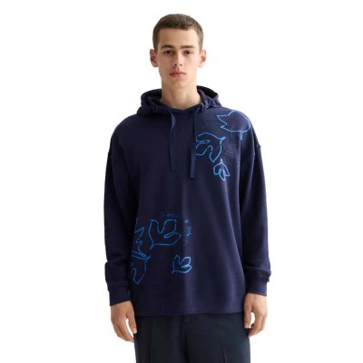 суичър,мъжки,пуловери,scotch,&,soda,front,&,back,aw,hoodie,blue,(blue)