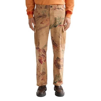 панталони,мъжки,панталони,scotch,&,soda,harpe,printed,garment,dyed,loose,tapered,fit,cargo,pants,brown,(brown)