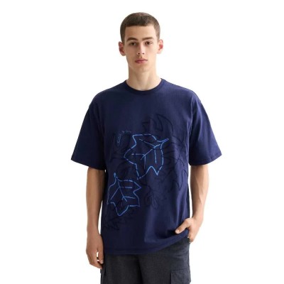 тениска,мъжки,тениски,scotch,&,soda,loose,fit,embroidery,short,sleeve,t,shirt,blue,(blue)