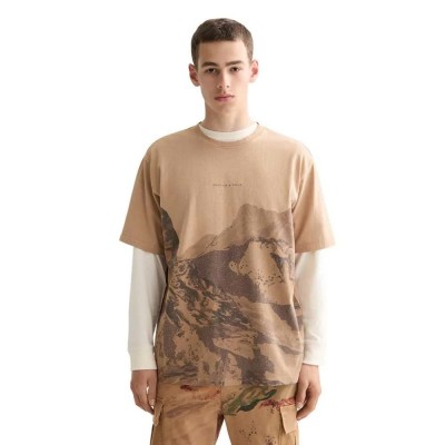 тениска,мъжки,тениски,scotch,&,soda,loose,fit,overdyed,short,sleeve,t,shirt,beige,(beige)