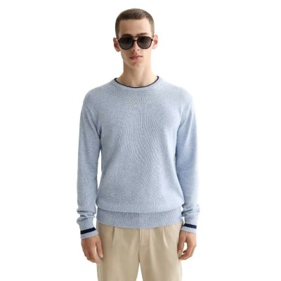 блуза,мъжки,пуловери,scotch,&,soda,melange,regular,fit,sweater,blue,(blue)