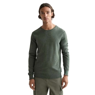 блуза,мъжки,пуловери,scotch,&,soda,neps,wool,blend,sweater,green,(green)