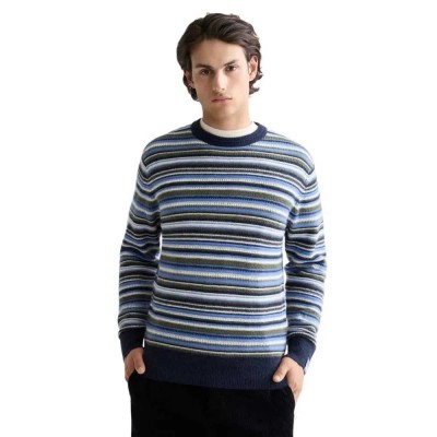 блуза,мъжки,пуловери,scotch,&,soda,soft,striped,regular,fit,sweater,blue