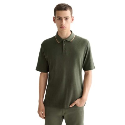 дамски,блузи,с,яка,мъжки,блузи,с,яка,scotch,&,soda,structured,relaxed,fit,short,sleeve,polo,green,(green)