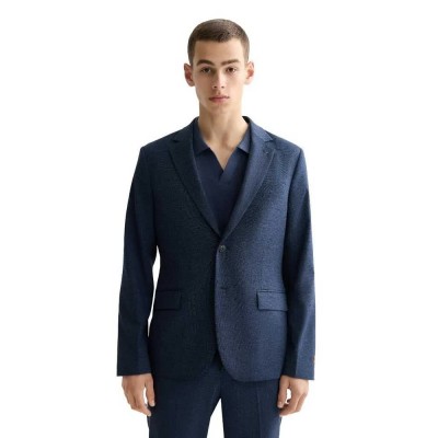 сако,мъжки,сака,scotch,&,soda,yarn,dyed,notch,lapel,regular,fit,blazer,blue,(blue)