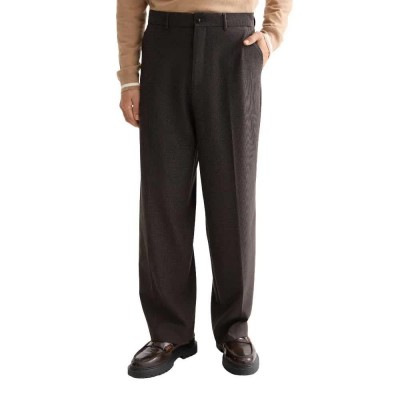 панталони,тип,чино,мъжки,панталони,scotch,&,soda,yarn,dyed,cool,wool,blend,baggy,fit,chino,pants,brown