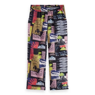 панталони,детски,панталони,scotch,&,soda,all,over,printed,seersucker,pants,multicolor