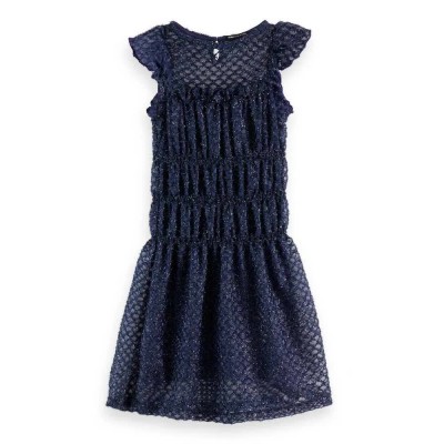 рокля,детски,поли,и,рокли,scotch,&,soda,fancy,lurex,party,sleeveless,dress,peacoat