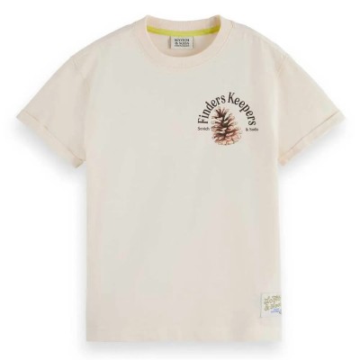 тениска,детски,тениски,scotch,&,soda,loose,fit,front,and,back,artwork,short,sleeve,t,shirt,beige,(eggnog)
