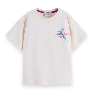 тениска,детски,тениски,scotch,&,soda,loose,fit,front,and,back,artwork,short,sleeve,t,shirt,eggnog