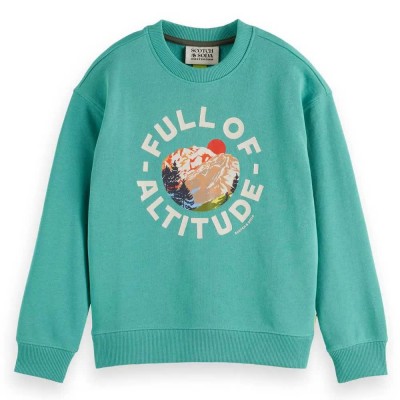 блуза,детски,блузи,scotch,&,soda,loose,fit,front,artwork,sweatshirt,green,(agate,green)