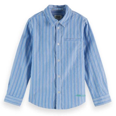 риза,с,дълъг,ръкав,детски,ризи,scotch,&,soda,regular,fit,classic,yarn,dyed,long,sleeve,shirt,blue,(blue,agate,green,stripe)
