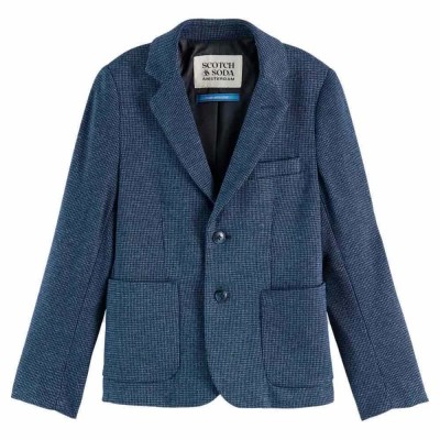 сако,детски,облекла,за,момчета,scotch,&,soda,yarn,dyed,knitted,blazer,blue,(sky,captain,faded,denim,herringbone,check)