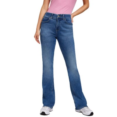дънки,дамски,панталони,lee,ultra,lux,comfort,bootcut,fit,jeans,refurbished,blue