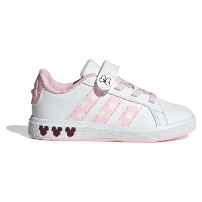 маратонки,детски,маратонки,adidas,disney,minnie,mouse,grand,court,trainers,cloud,white,clear,pink,chalk,white,(white)