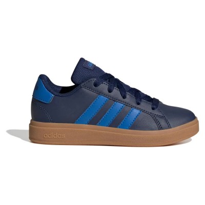 маратонки,детски,маратонки,adidas,grand,court,lifestyle,tennis,lace,up,trainers,dark,blue,bright,royal,gum,10,(blue)